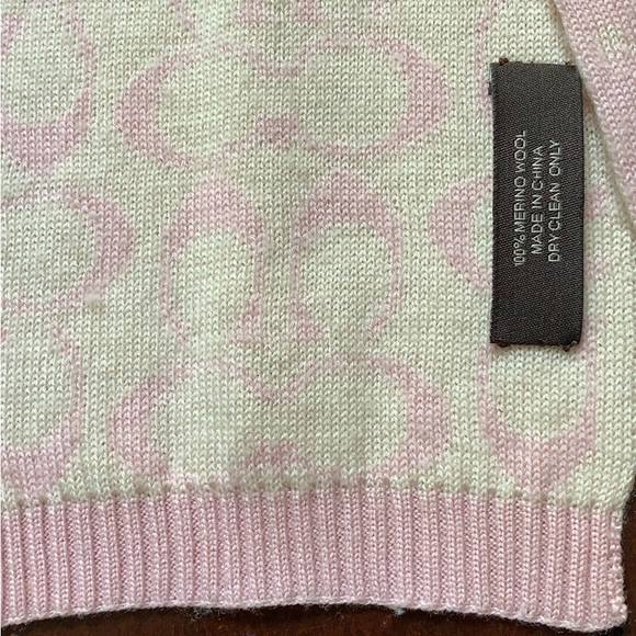 Coach Sweater Beanie & Scarf- authentic - Picture 3 of 5